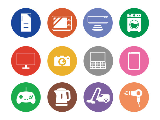 家电图标集图片下载