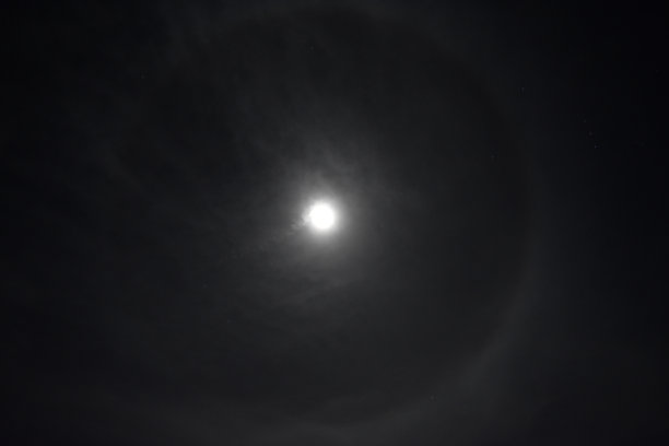 满月周围的圆圈图片下载