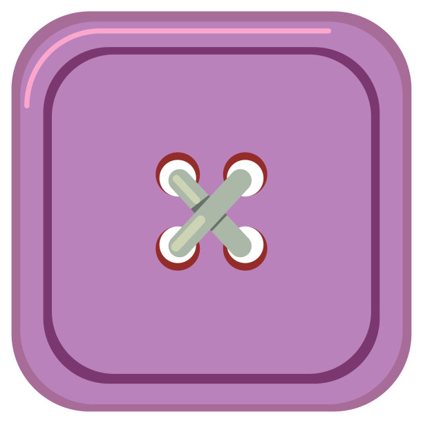 紫色方形按钮上的白色背景图片下载