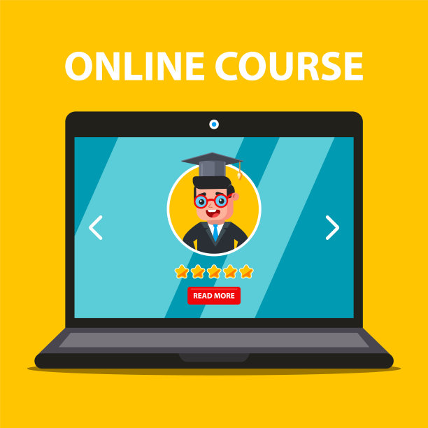 通过笔记本电脑在线学习。老师的选择图片下载