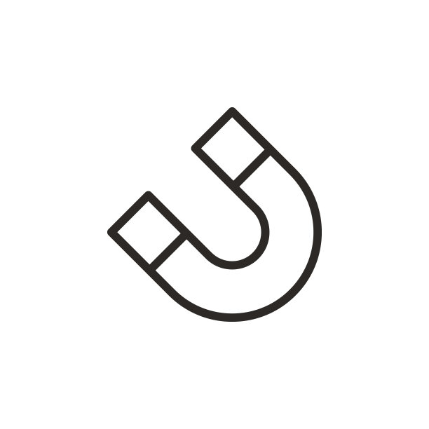 磁铁，抓拍矢量图标。移动概念和web应用矢量的设计工具元素。细线图标用于网站设计和开发，应用程序开发。矢量图标图片下载