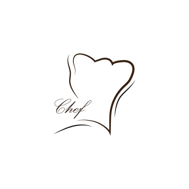 帽子厨师标志模板矢量图片下载