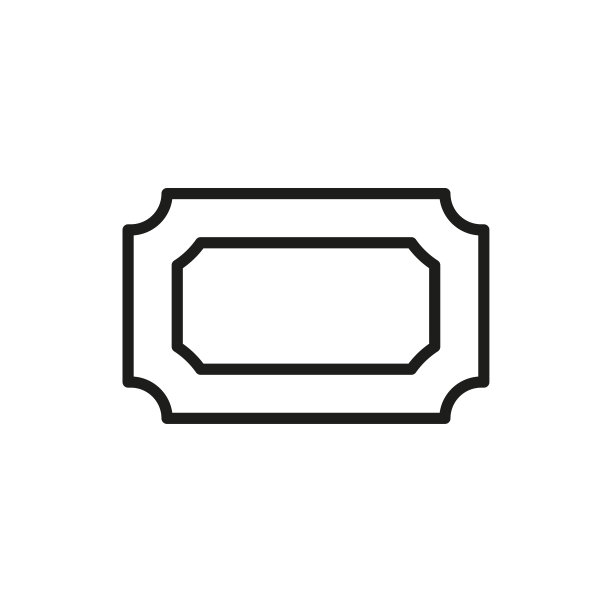 简单的票行图标。图片下载