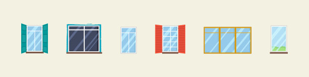 玻璃塑料窗口。图片下载