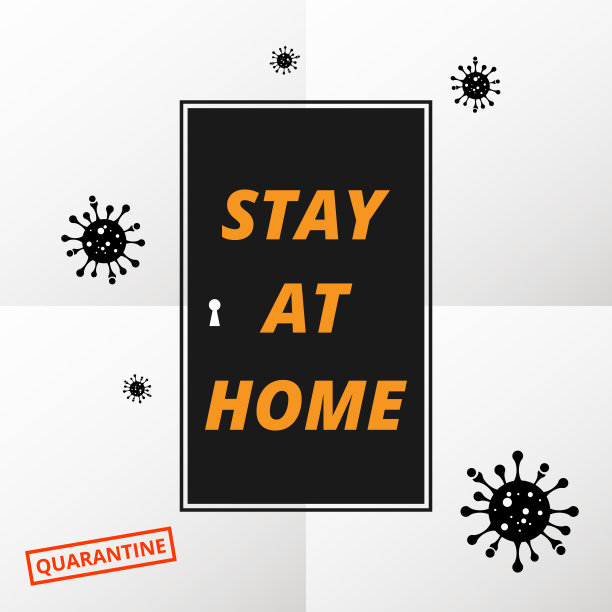 COVID-19病毒大流行载体图标。冠状病毒保护。新闻，网络文章，报纸信息图，杂志插图。2019 - ncov预防标题。居家隔离，拯救健康和生命图片下载