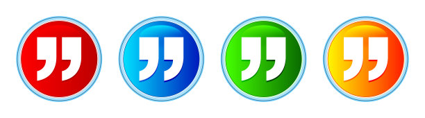 引用图标玻璃圆形按钮设置插图图片下载