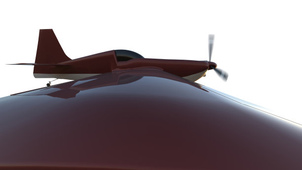 运动飞机在空中比赛，孤立在白色。图片下载