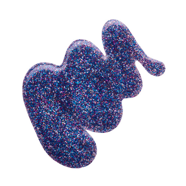 白色指甲油上有紫色的污点图片下载