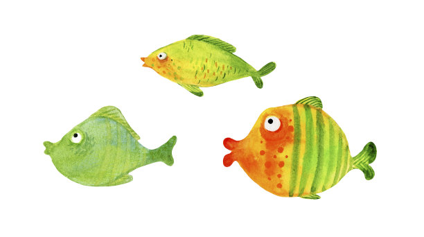 赛斯明亮，绿色鱼缸，海鱼。图片下载