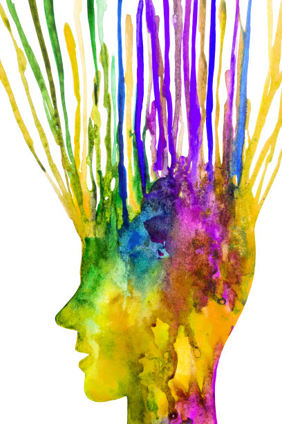 图形灵感。心灵的力量。图片下载