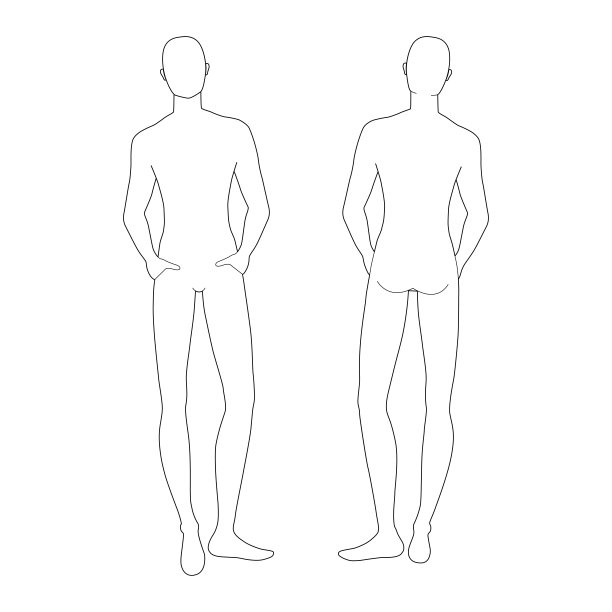 时尚模板的放松站男人图片下载