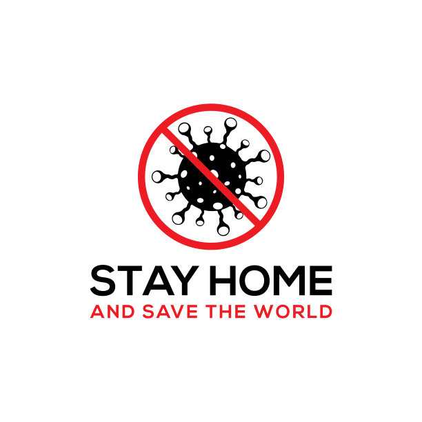 冠状病毒疾病(COVID-19)社会意识设计:2019-nCov /新型冠状病毒意识排版向量模板图片下载