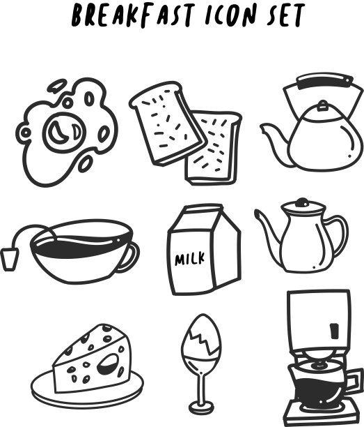 早餐图标设置图片下载