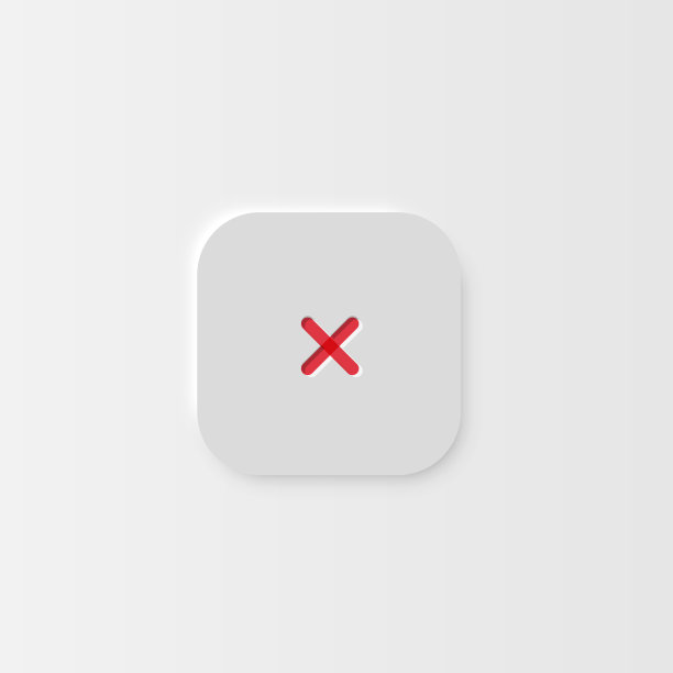 非常详细的白色用户界面按钮为网站和移动应用程序，矢量插图图片下载