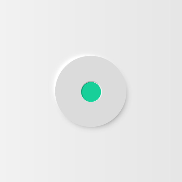 非常详细的白色用户界面按钮为网站和移动应用程序，矢量插图图片下载