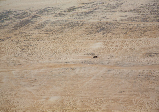 纳米比亚西部纳米布沙漠风景的航拍照片图片下载