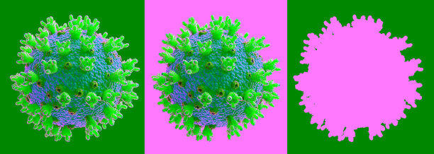 冠状病毒COVID-19概念图像孤立。图片下载