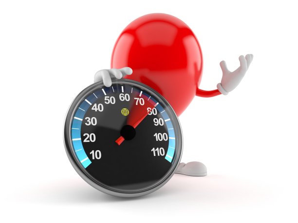 气球字符与速度表图片下载