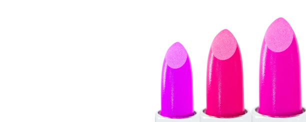 一套口红孤立的颜色背景。红色，粉色，葡萄酒，葡萄酒。彩色色调，口红色调调色板，专业化妆和美容。漂亮的化妆品的概念。唇彩。图片下载