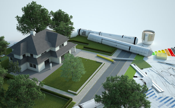 住宅地产的过程图片下载