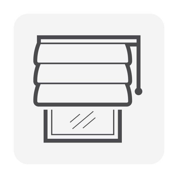 窗帘盲目的图标图片下载