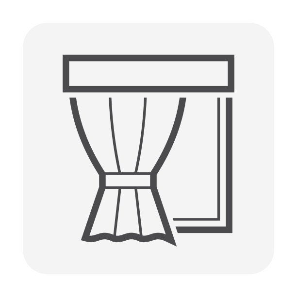 窗帘盲目的图标图片下载