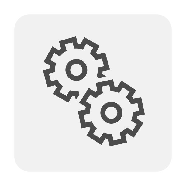 齿轮图标黑图片下载