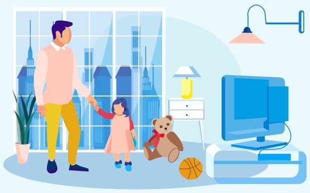 为心爱的孩子配备舒适的托儿所图片下载