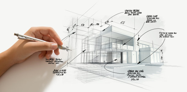现代高端建筑项目演变图片下载