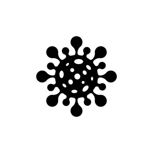新冠病毒矢量图标图片下载