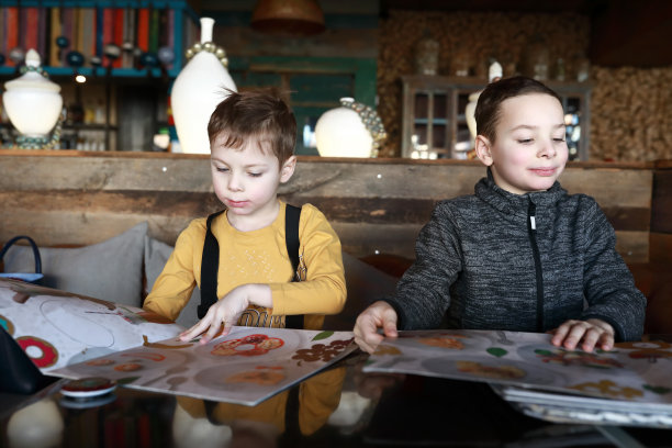 两兄弟和菜单书图片下载