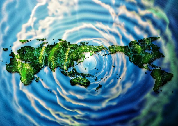 世界危机概念的抽象背景图片下载