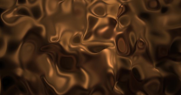 液体热巧克力背景。融化的黑巧克力纹理3D渲染。迷人的丝绸背景。三维演示图片下载