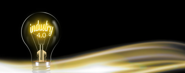 工业4.0概念：工业革命概念图片下载