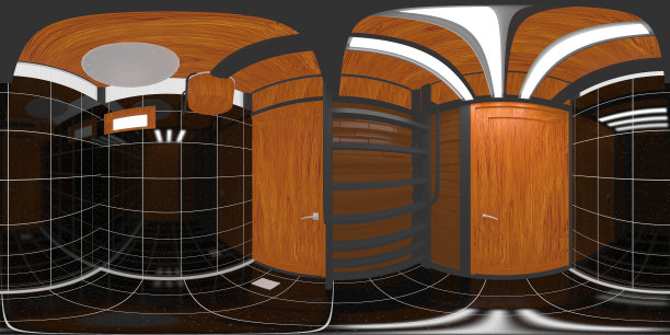 淋浴的Hdri环境地图3d插图图片下载