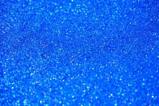 蓝色水晶抽象背景和散景图片下载