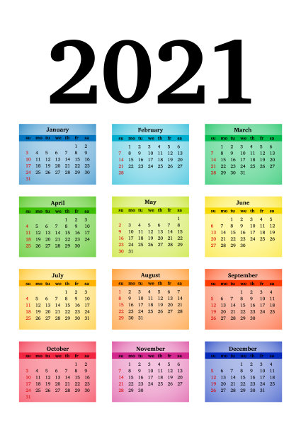 64年日历图片下载