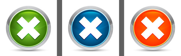 十字图标现代设计圆形按钮设置插图图片下载