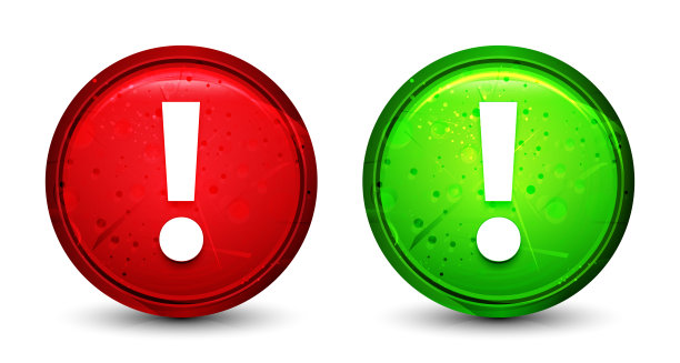 感叹号图标数字几何设计圆形按钮设置插图图片下载