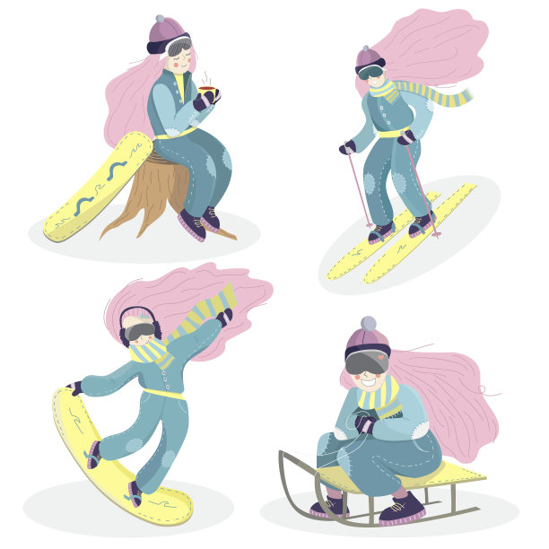 一组活跃的女孩图片下载