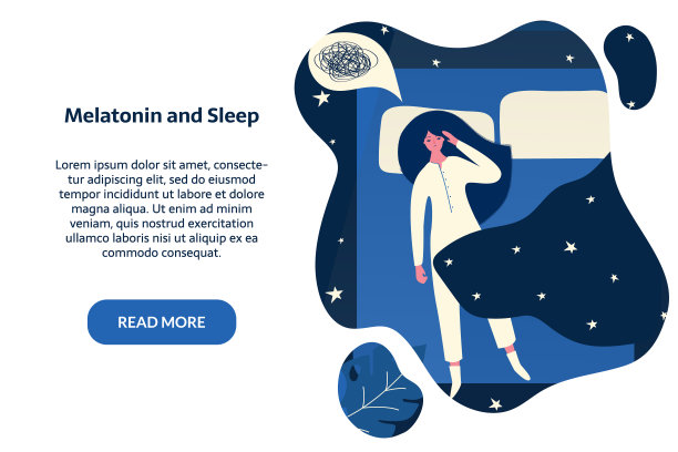 melatinin和睡眠图片下载
