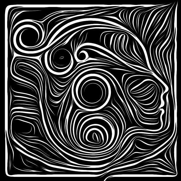 木刻设计的优雅图片下载