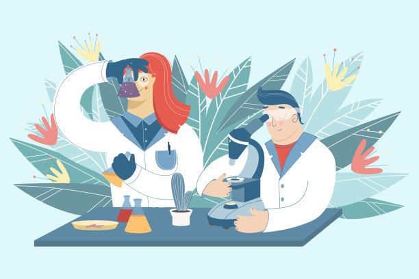 在实验室工作的人图片下载