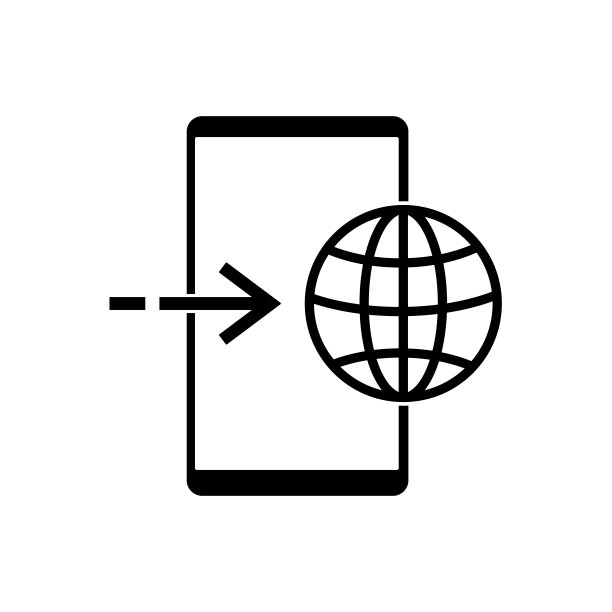 手机WiFi隔离黑色图标。图片下载