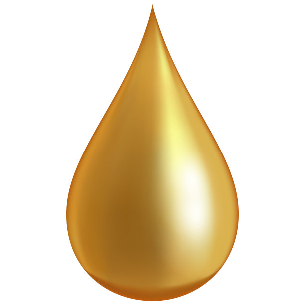 油滴或蜂蜜孤立在白色背景作为工业和石油概念。矢量插图。图片下载