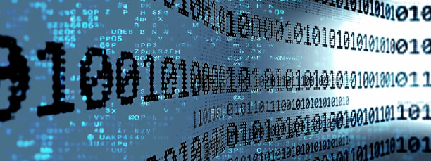 摘要背景与二进制数列的技术概念图片下载