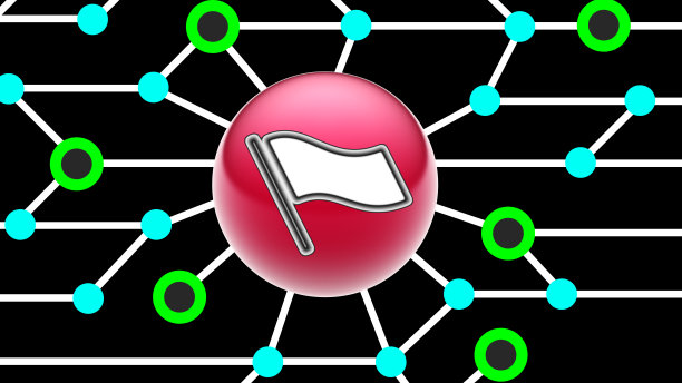 屏幕上的标志图标。图片下载