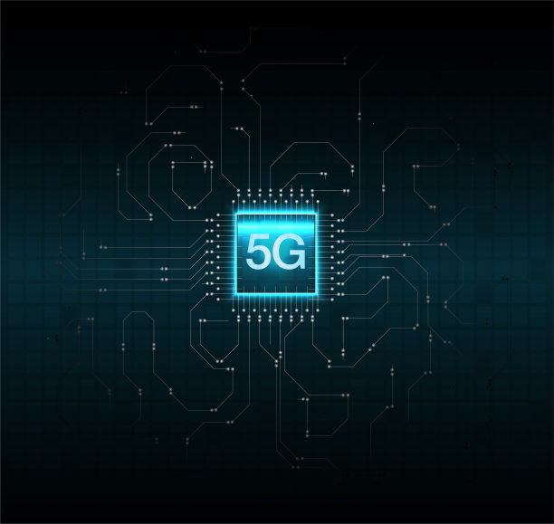 5G新型无线网络wifi连接。大数据二进制码流号。全球网络高速创新连接数据速率技术素材图片