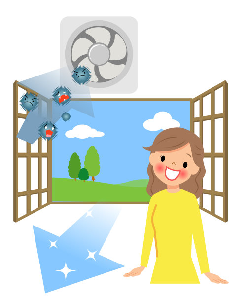 人们打开窗户和通风图片下载