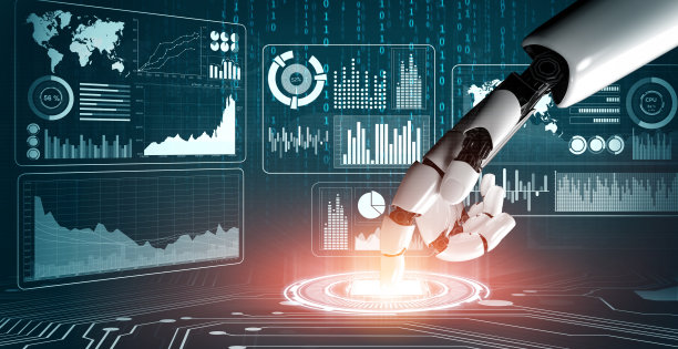 未来机器人人工智能概念。图片下载